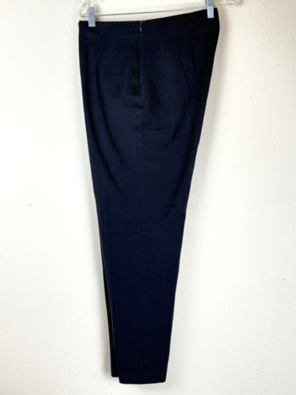 Talbots Pants Womens 14 Curvy Blue Rayon Blend 29.5" Inseam Side Zip Career - Picture 3 of 13